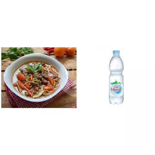 Tongseng + Nasi Putih + Gratis Le Minerale